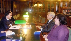 4 March 2013 The Head of the Parliamentary Friendship Group with the Sovereign Order of Malta meets with the Maltese Ambassador to Serbia 